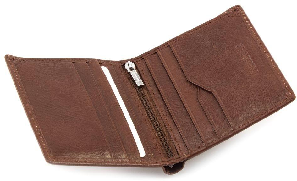 Шкіряний чоловічий гаманець без монетниці ST Leather (16548)