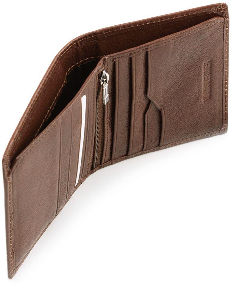 Шкіряний чоловічий гаманець без монетниці ST Leather (16548)