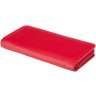 Красный дорожный кошелек из натуральной кожи на молниевой застежке Visconti 68921 - 2