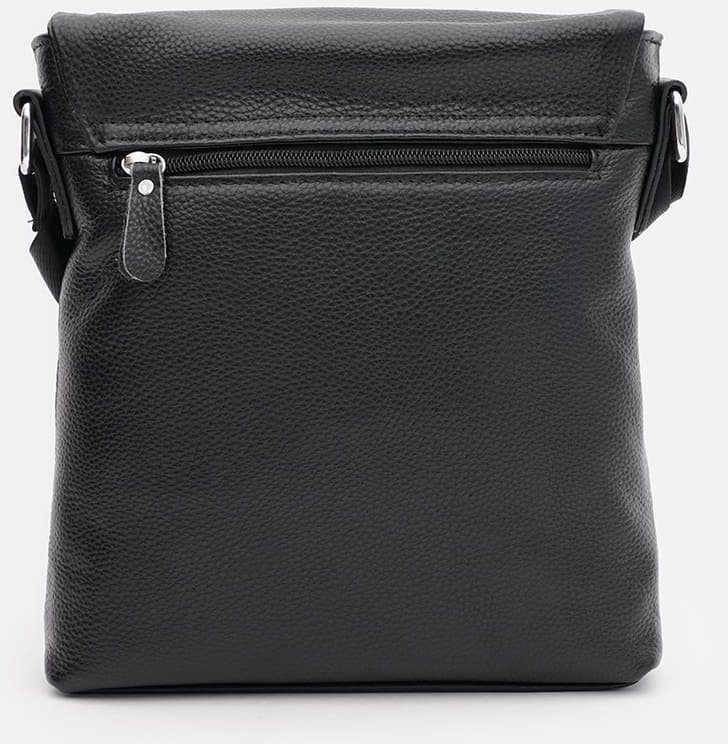 Мужская кожаная сумка-планшет из фактурной кожи с клапаном Borsa Leather (59121)