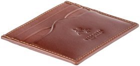 Стильный картхолдер небольшого размера из коричневой кожи Visconti Pompei 69121