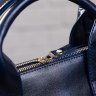 Темно-синяя мужская сумка под ноутбук до 14 дюймов из натуральной кожи флотар SHVIGEL (00976) - 9