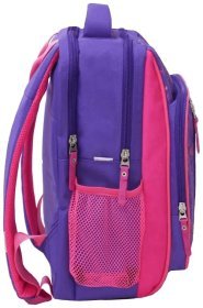 Фиолетовый школьный рюкзак для девочек фиолетового цвета с принтом феечки Bagland 111422