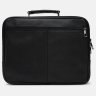 Мужской деловой кожаный портфель в черном цвете Ricco Grande 72122 - 3