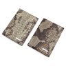 Шкіряна обкладинка з текстурою під змію без фіксації KARYA (0428-105) - 5