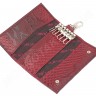 Жіноча лакована шкіряна ключниця червоного кольору Karya (Туреччина) (40027) - 4