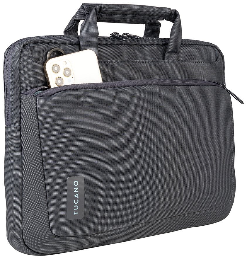 Повседневная сумка для ноутбука до 14" из текстиля синего цвета Tucano WO4 через плечо 103622 modnotak фото №6
