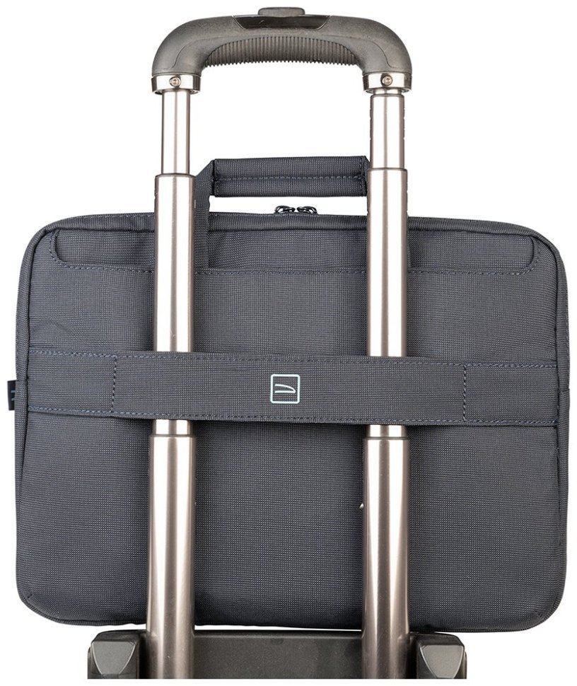 Повседневная сумка для ноутбука до 14" из текстиля синего цвета Tucano WO4 через плечо 103622 modnotak фото №8