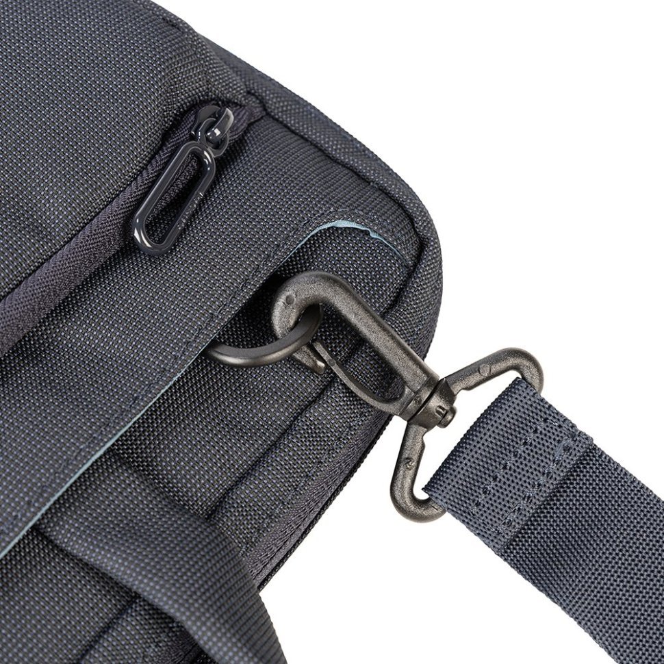 Повседневная сумка для ноутбука до 14" из текстиля синего цвета Tucano WO4 через плечо 103622 modnotak фото №9