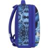 Синій шкільний рюкзак для хлопчиків із текстилю з малюнком машини Bagland (53822) - 2