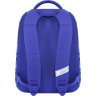 Синій шкільний рюкзак для хлопчиків із текстилю з малюнком машини Bagland (53822) - 3