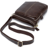 Модна чоловіча сумка-месенджер з натуральної шкіри коричневого кольору Vintage (20023) - 4