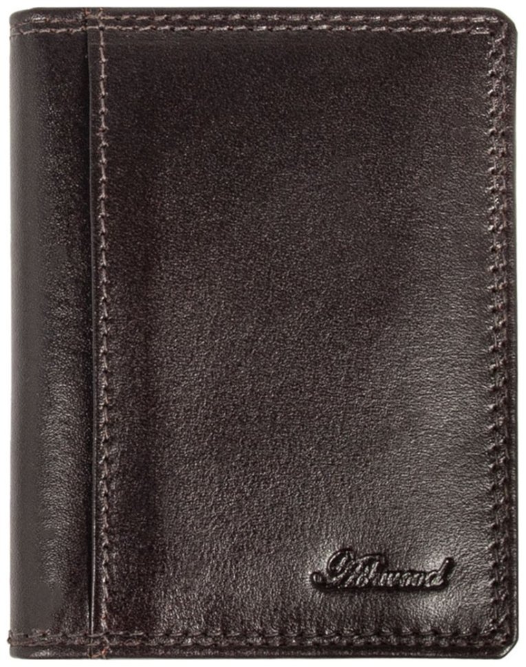 Мужской картхолдер из натуральной гладкой кожи Ashwood 94422 коричневого цвета modnotak фото №1