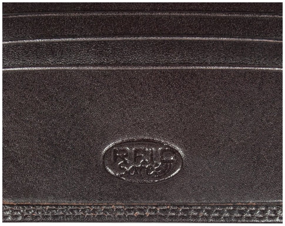 Мужской картхолдер из натуральной гладкой кожи Ashwood 94422 коричневого цвета modnotak фото №7
