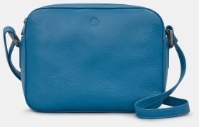 Жіноча шкіряна сумка крос-боді у світло-синьому кольорі Yoshi Великобританія 94522