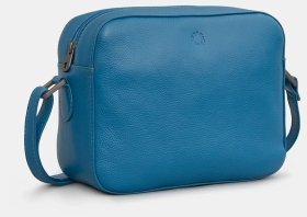 Жіноча шкіряна сумка крос-боді у світло-синьому кольорі Yoshi Великобританія 94522