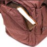 Малинова дорожня сумка з міцного текстилю Vintage (20138) - 7