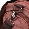 Малинова дорожня сумка з міцного текстилю Vintage (20138) - 8