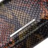 Різнобарвний жіночий гаманець із натуральної фактурної шкіри під змію KARYA (2421008) - 3