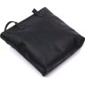 Черная женская сумка-шоппер большого размера из винтажной кожи Shvigel (16347) - 3