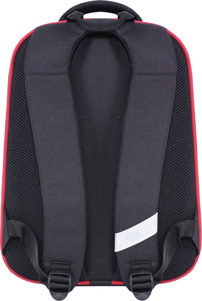 Чорний шкільний рюкзак для хлопчиків із текстилю з ортопедичною спинкою Bagland (55322)