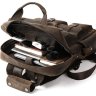 Большой рюкзак из коричневой кожи винтажного стиля Tiding Bag (21246) - 6
