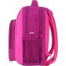 Шкільний рюкзак для дівчаток із текстилю малинового кольору Bagland 55522 - 2