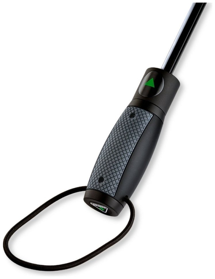 Мужской складной зонт Fulton Vortex G941 Black (автомат, однотонный черный) 95522 modnotak фото №4