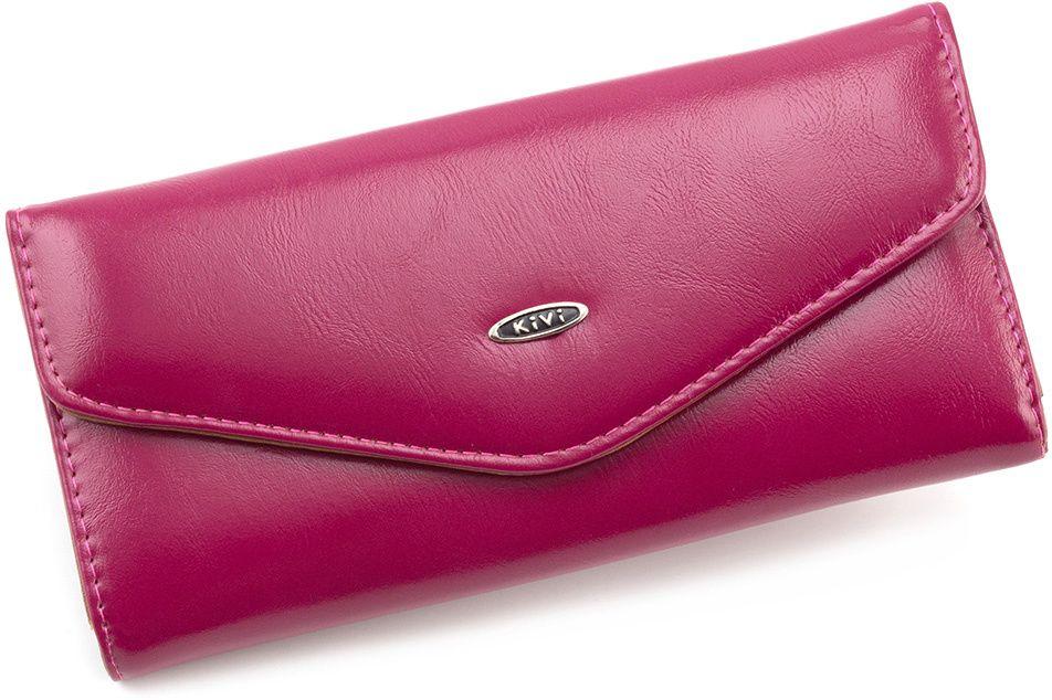 Рожевий гаманець зі штучної шкіри Kivi (17908)