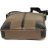 Стильная мужская наплечная сумка серая с черными вставками VATTO (11863) - 5