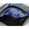 Стильная мужская наплечная сумка серая с черными вставками VATTO (11863) - 9