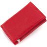 Женский кошелек небольшого размера из натуральной кожи красного цвета ST Leather 1767222 - 4