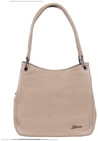 Повседневная женская сумка через плечо из кожи бежевого цвета Desisan 107322 (флотар)