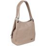 Повседневная женская сумка через плечо из кожи бежевого цвета Desisan 107322 (флотар) modnotak фото - 2