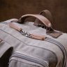 Сірий рюкзак з якісного текстилю з безліччю кишень Vintage (20618) - 8