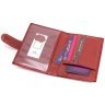 Обложка из лаковой кожи для паспорта и отделений для карточек ST Leather 97722 Красный цвет фото №5 Обложка из лаковой кожи для паспорта и отделений для карточек ST Leather 97722 Красный цвет modnotak фото - 5