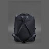 Кожаный городской женский рюкзак темно-синего на молнии BlankNote Cooper 78922 - 3