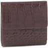 Шкіряний жіночий гаманець коричневого кольору з тисненням Tony Bellucci (12434) - 1