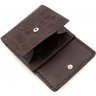Шкіряний жіночий гаманець коричневого кольору з тисненням Tony Bellucci (12434) - 6