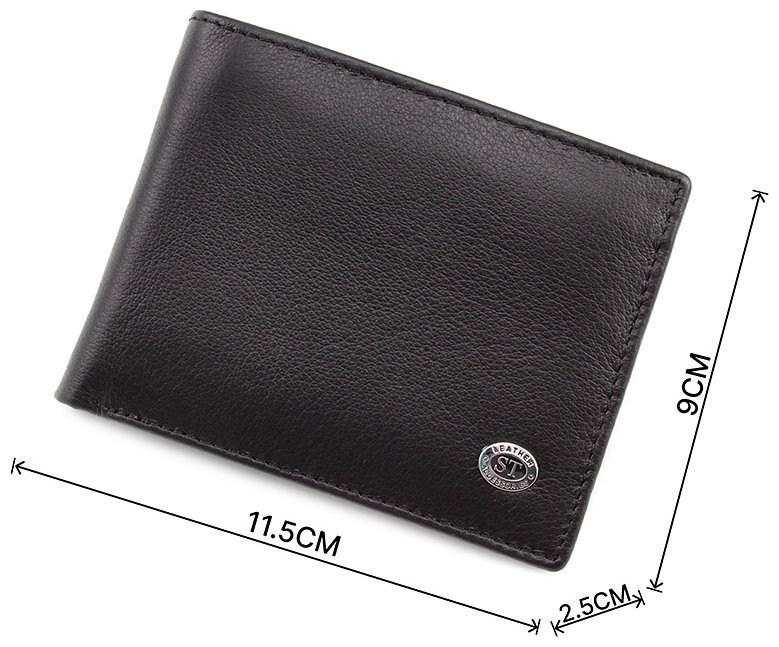 Мужской кожаный кошелек с зажимом ST Leather (16767) modnotak фото №3
