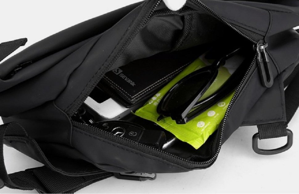 Повседневная мужская сумка из качественного текстиля Confident 90723 modnotak фото №7