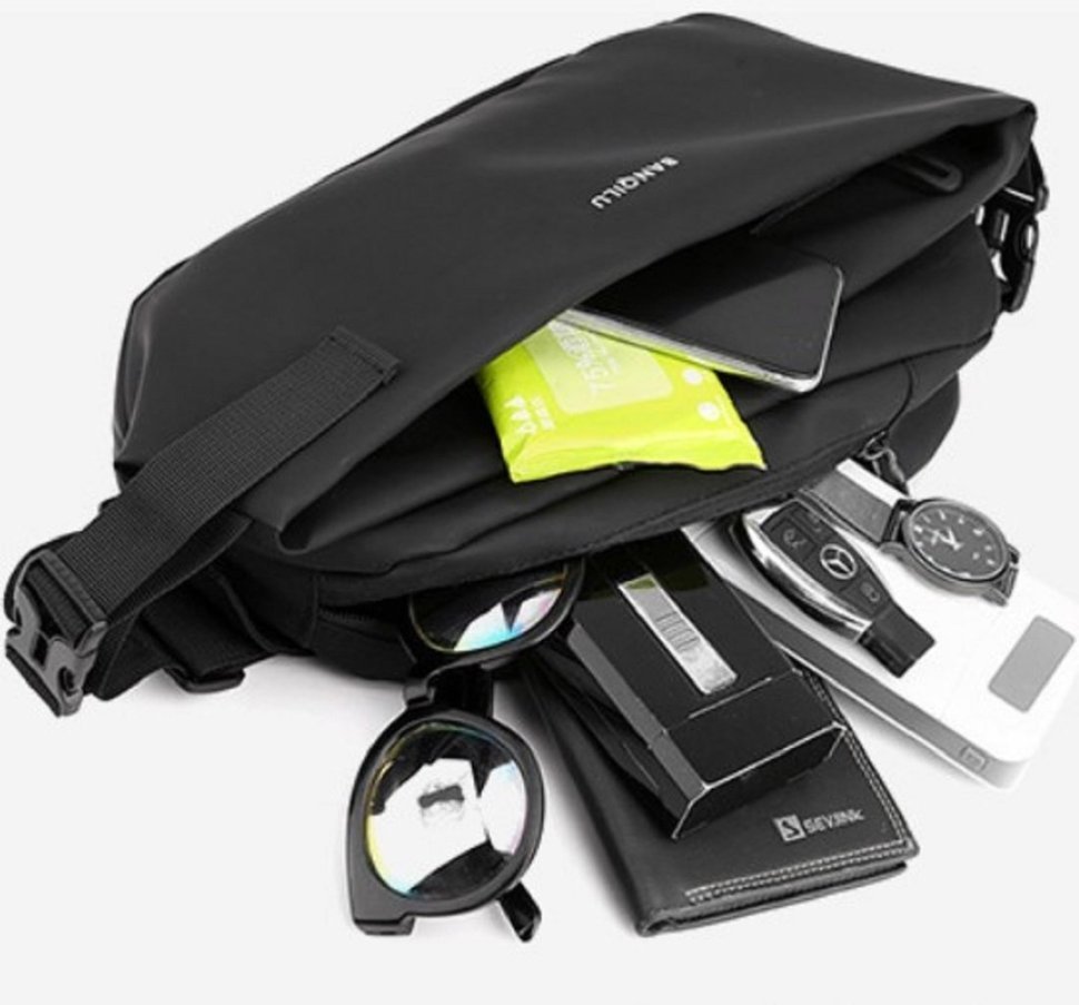 Повседневная мужская сумка из качественного текстиля Confident 90723 modnotak фото №17