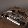 Мужская сумка на плечо из винтажной кожи коричневого цвета SHVIGEL (00998) - 3