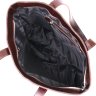 Коричнева жіноча сумка-шоппер із натуральної шкіри високої якості Shvigel (16370) - 5