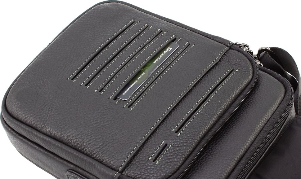 Чоловіча наплечная сумка з натуральної шкіри высокого качества H.T Leather (21582)