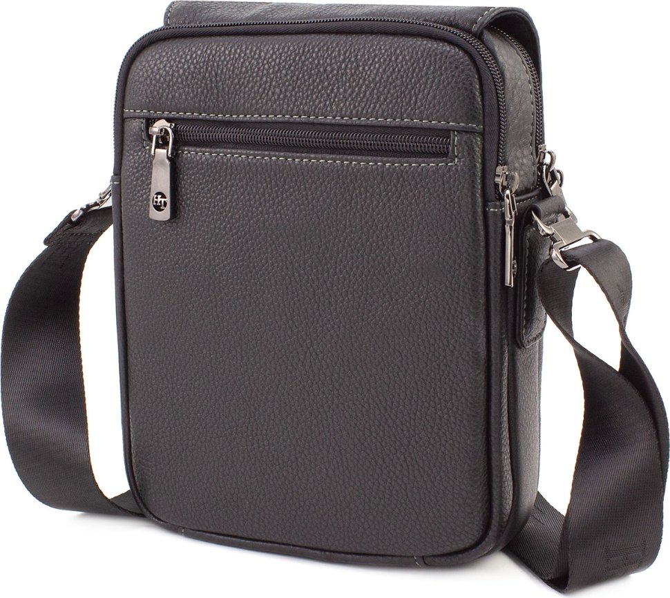 Чоловіча наплечная сумка з натуральної шкіри высокого качества H.T Leather (21582)