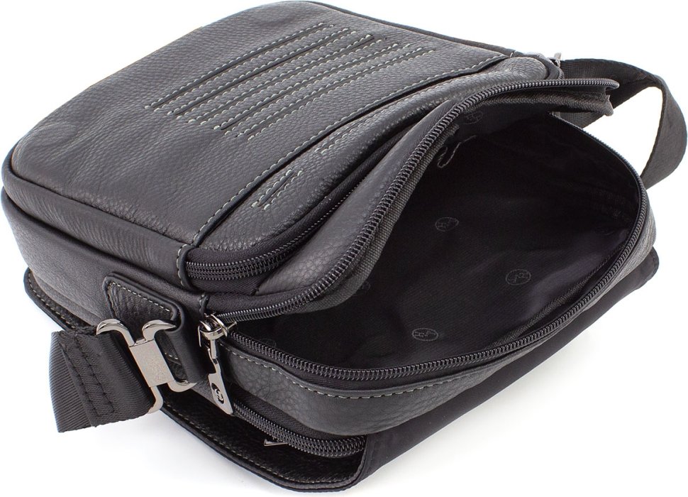 Мужская наплечная сумка из натуральной кожи высокого качества H.T Leather (21582)