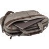 Текстильна сумка для ноутбука 15.6 в сірому кольорі Vintage (20087) - 4