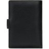 Черное мужское портмоне среднего размера из натуральной кожи Vintage (2414927) - 2