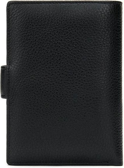 Чорне чоловіче портмоне середнього розміру з натуральної шкіри Vintage (2414927)